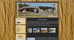 Desktop Screenshot of berydrevovyroba.cz